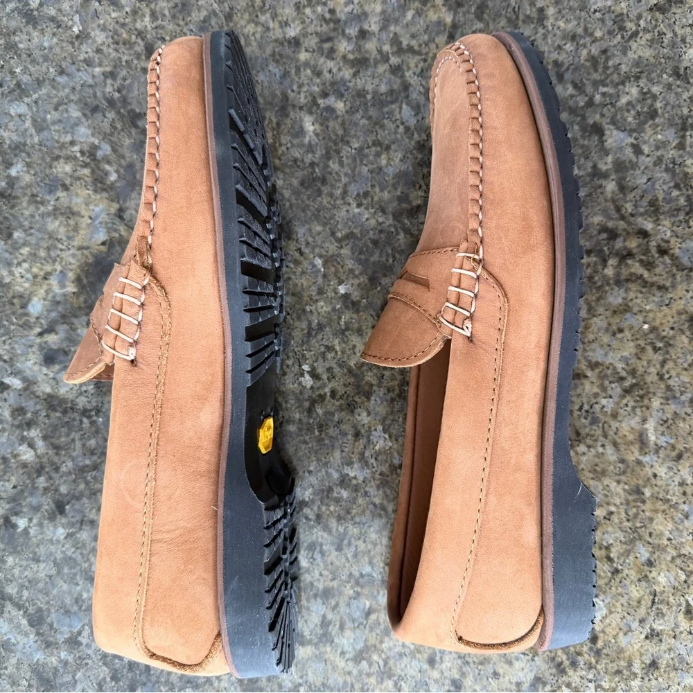 Quoddy Men's Tan Loafers - Picture 7 of 9